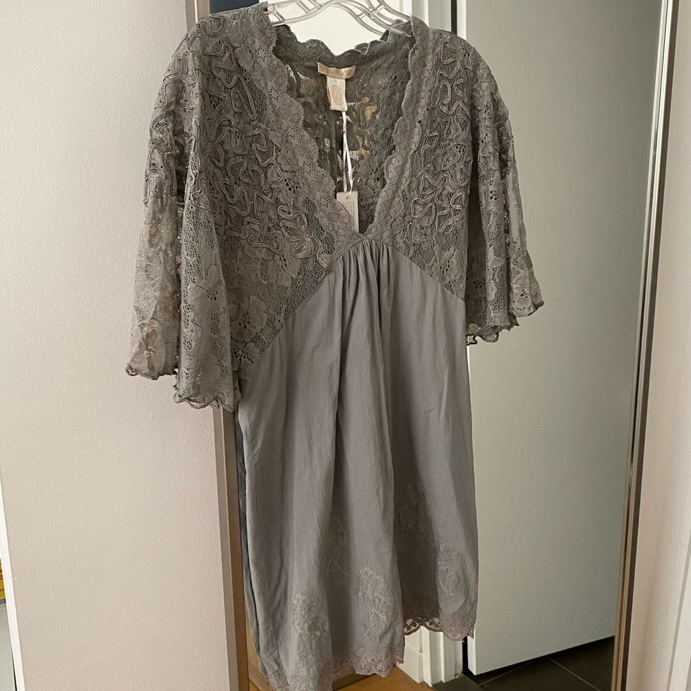 Goldhawk embroidered lace tunic